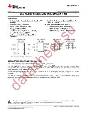 74LVC1G175DCKRE4 datasheet  